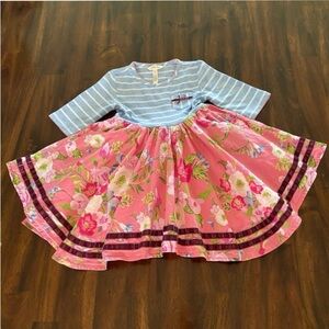 Matilda Jane Enchanted Garden Double The Color Textured Dress